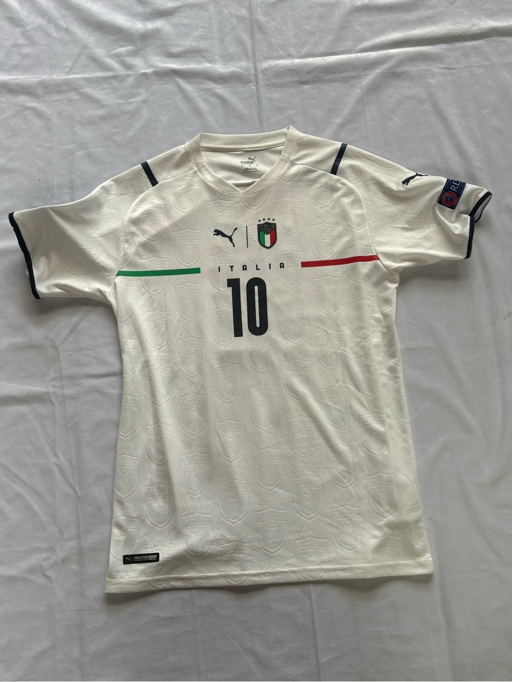 Puma Italy White 2021/22 Away Euro Jersey | $45